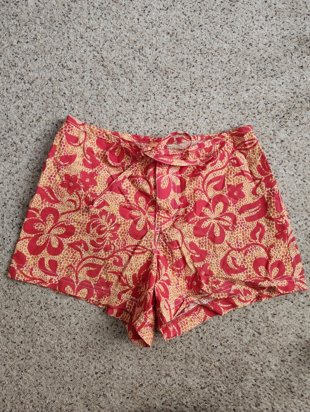 Big Flirt Y2k Tropical Summer Shorts 100% Cotton